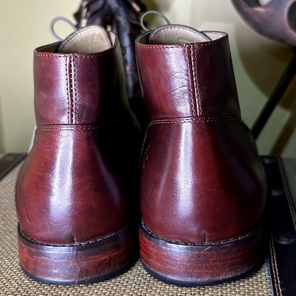 EUC Nisola “Emilio” Chukka Boots Leather Upper Brown/Cordovan Size 11 - Picture 10 of 16